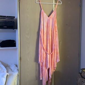 Pretty Pink tie dye Jumpsuit